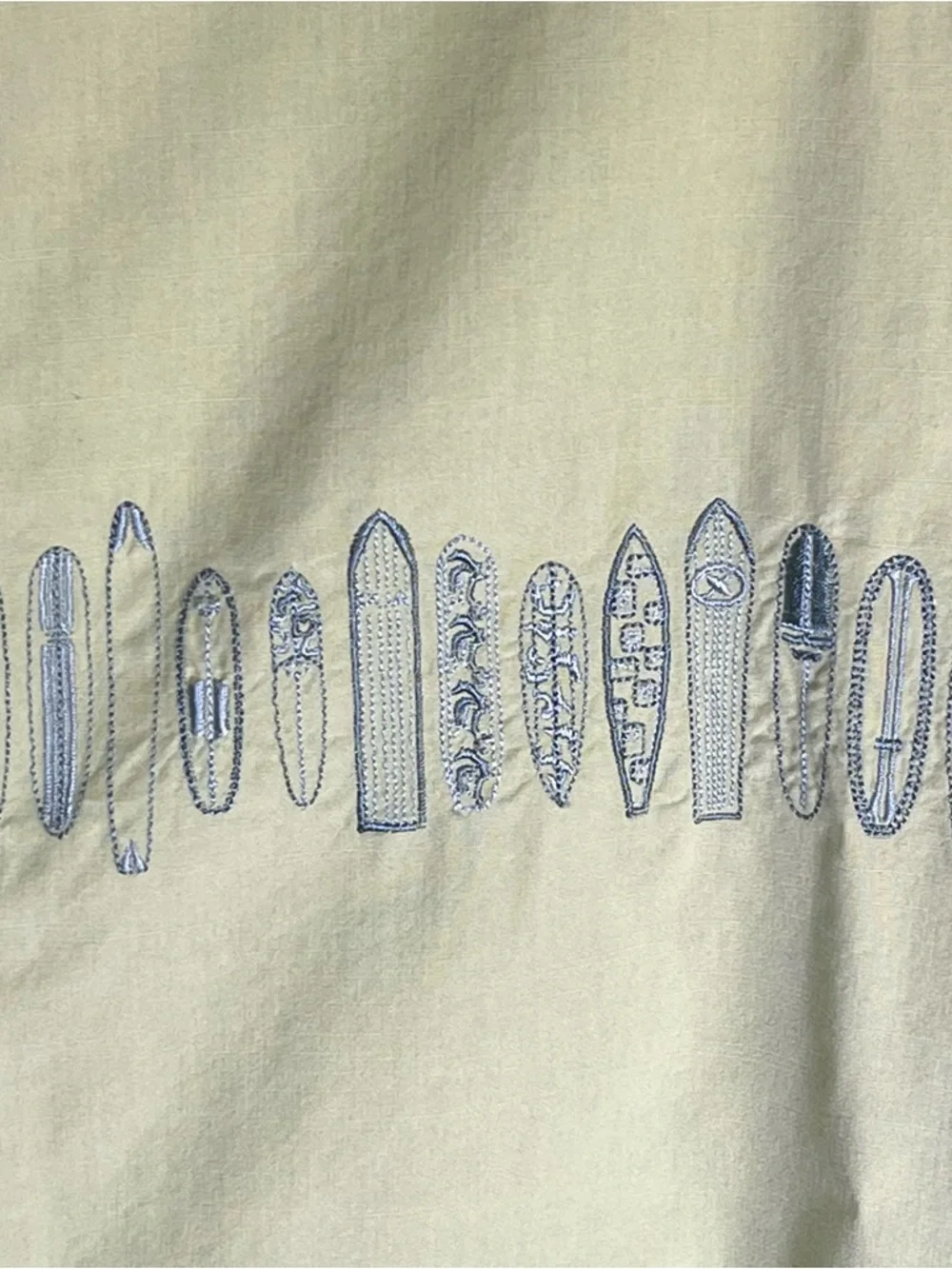 Reyn Spooner Men’s Vintage Embroidered Surfboard Hawaiian Shirt Lime Green XL - Picture 4 of 8